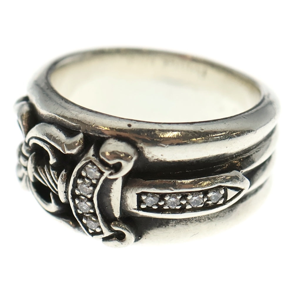 CHROME HEARTS(クロムハーツ) DAGGER A/D ダガー シルバーリング アフターダイヤ シルバー