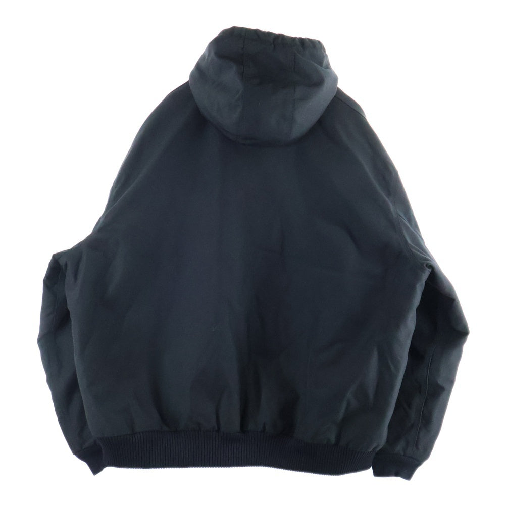 CARHARTT(カーハート) アクティブジャケット ワンポイントロゴ ジップアップ パーカー ブラック
