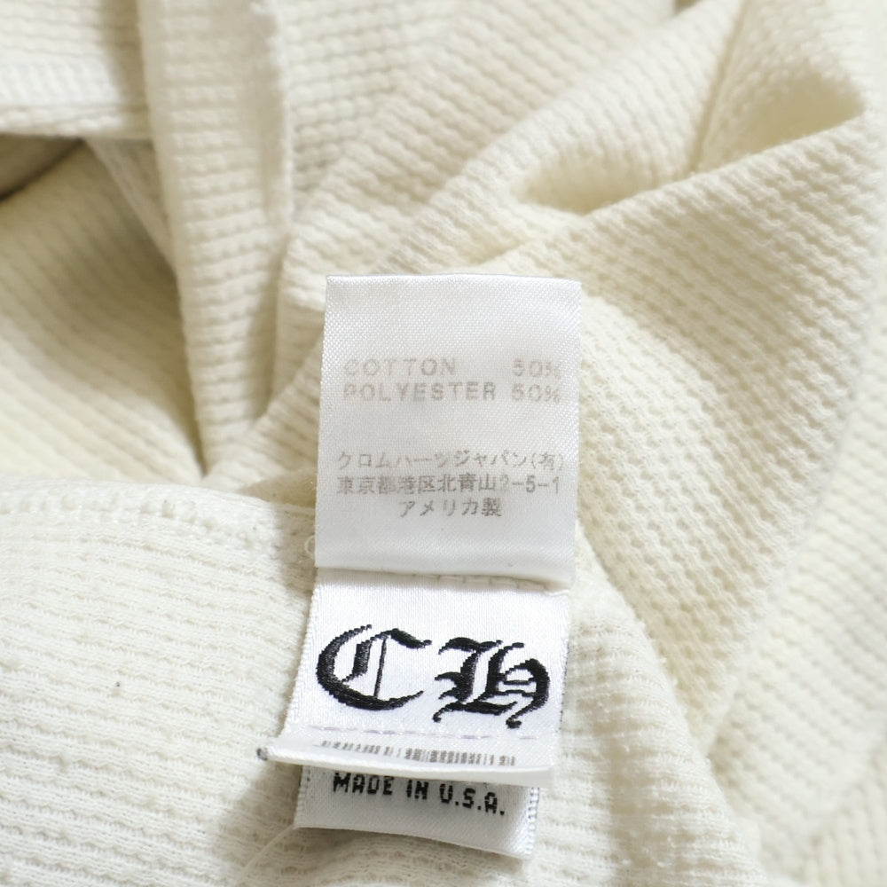 CHROME HEARTS(クロムハーツ) FLRL CRS THERMAL L/S ロングスリーブ 長袖Tシャツ ホワイト