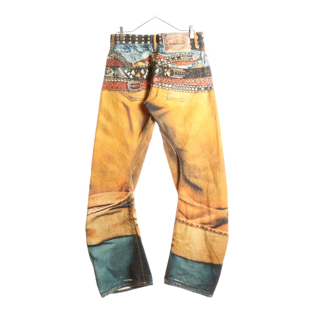 Acne Studios(アクネ ストゥディオズ) 2006M ルーズフィット デニムパンツ ブラウン FN-MN-TROU001103