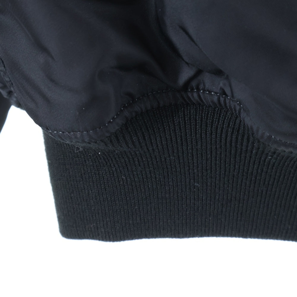 VETEMENTS(ヴェトモン) ALPHA GURAM RACING BOMBER アルファ ジップアップ レーシングジャケット ブラック SS20JA255