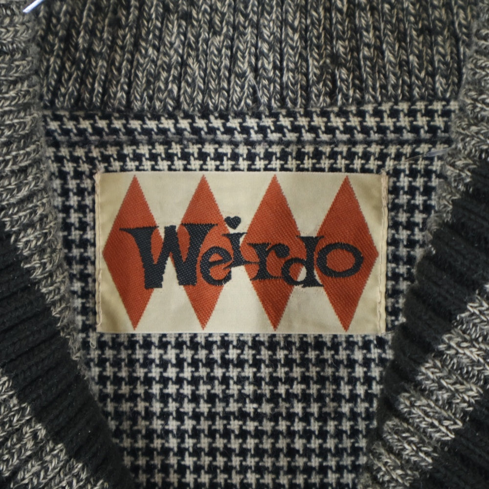 weirdo(ウィアード) PHARAOH BITCH GIRL ファラオジャケット フロントワッペン コットン ブラック WRD-14-AW-16