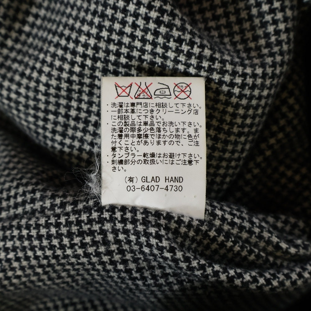 weirdo(ウィアード) PHARAOH BITCH GIRL ファラオジャケット フロントワッペン コットン ブラック WRD-14-AW-16