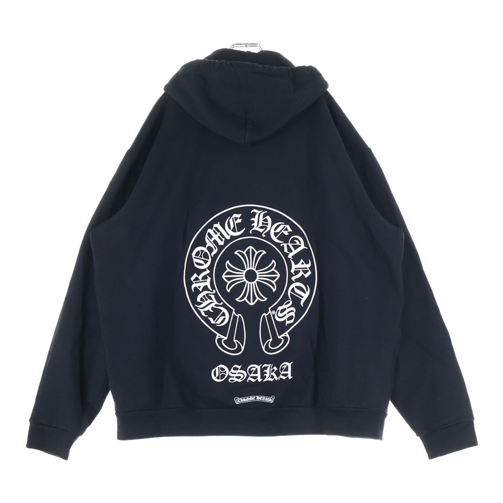 CHROME HEARTS(クロムハーツ) SWTSHRT PLVR OSAKA 大阪限定プリント プルオーバーパーカー フーディー ブラック