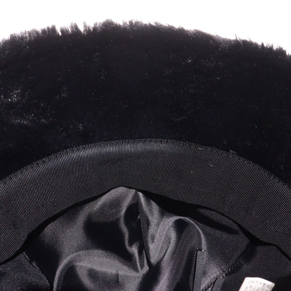 Y's(ワイズ) 20AW エコファーハット 帽子 ブラック レディース YR-H41-932