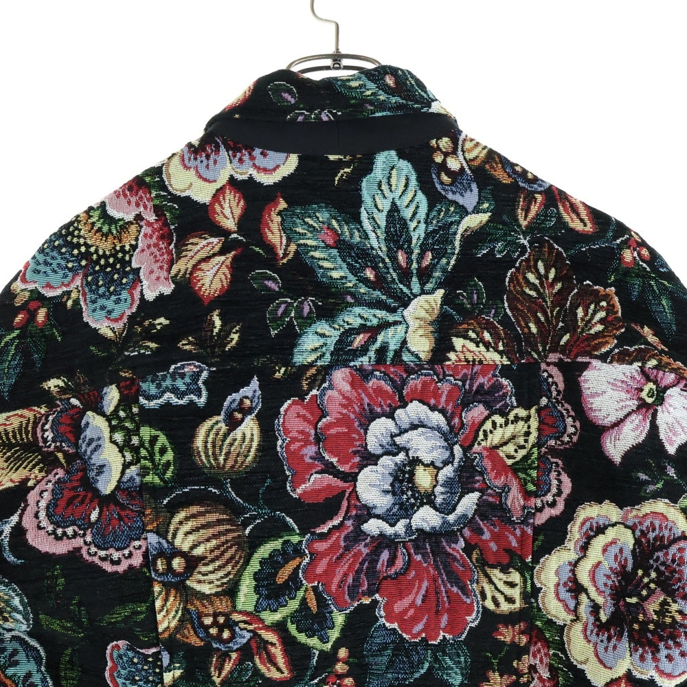 NO BRAND(ノーブランド) RACHEL COMEY レイチェルコーミー 花柄 トラッカージャケット ブラック/マルチカラー レディース