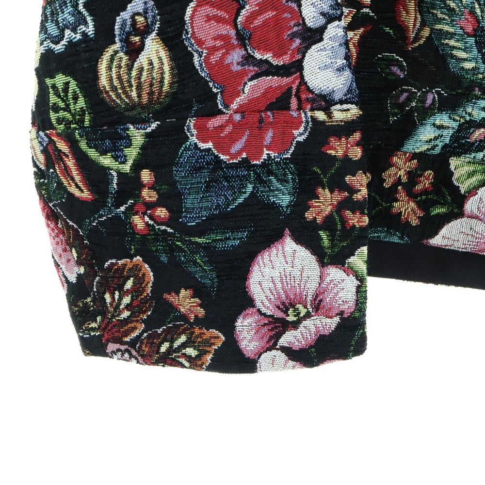 NO BRAND(ノーブランド) RACHEL COMEY レイチェルコーミー 花柄 トラッカージャケット ブラック/マルチカラー レディース
