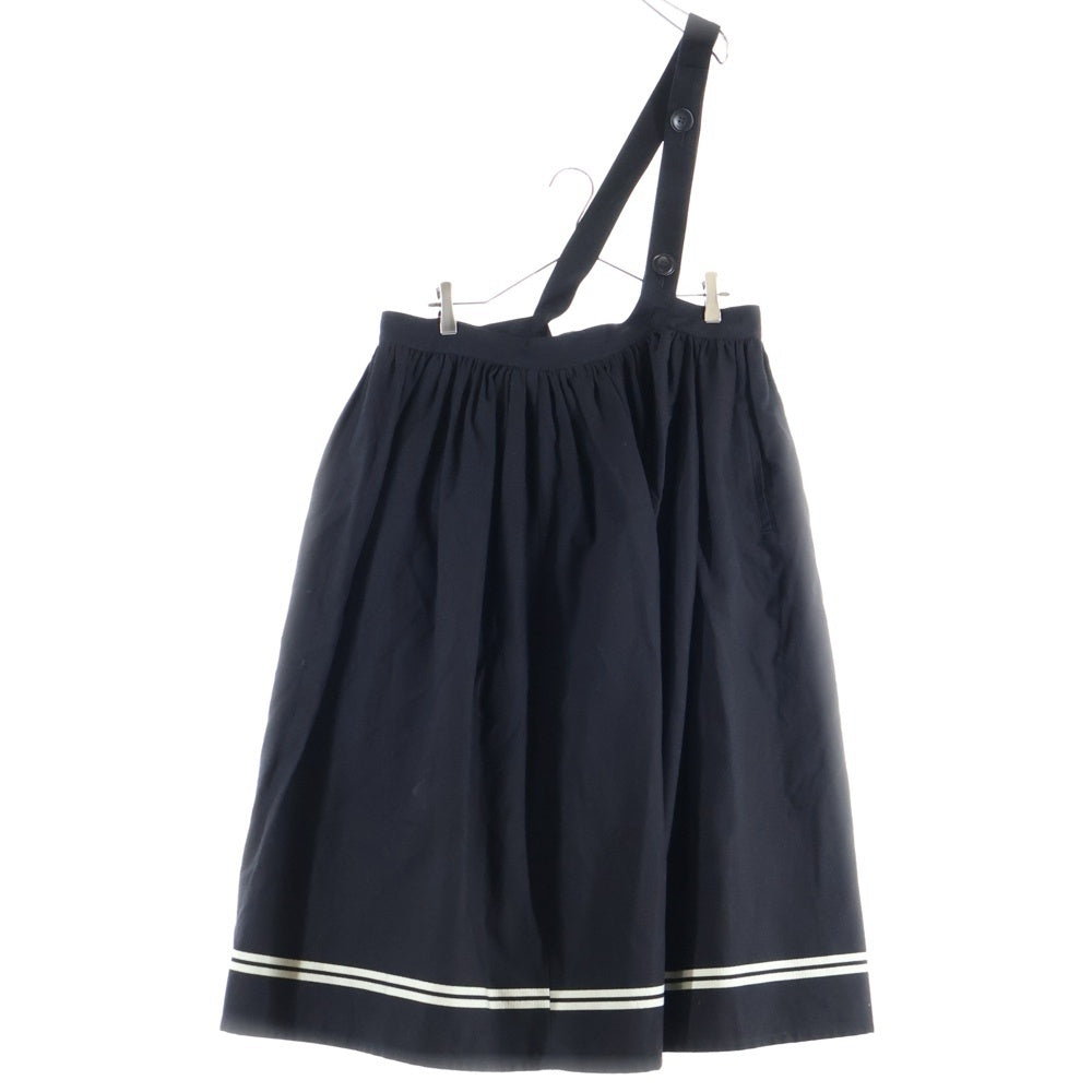 Y's(ワイズ) 17AW レーヨン コットン プリーツスカート ブラック レディース YK-S01-008-2