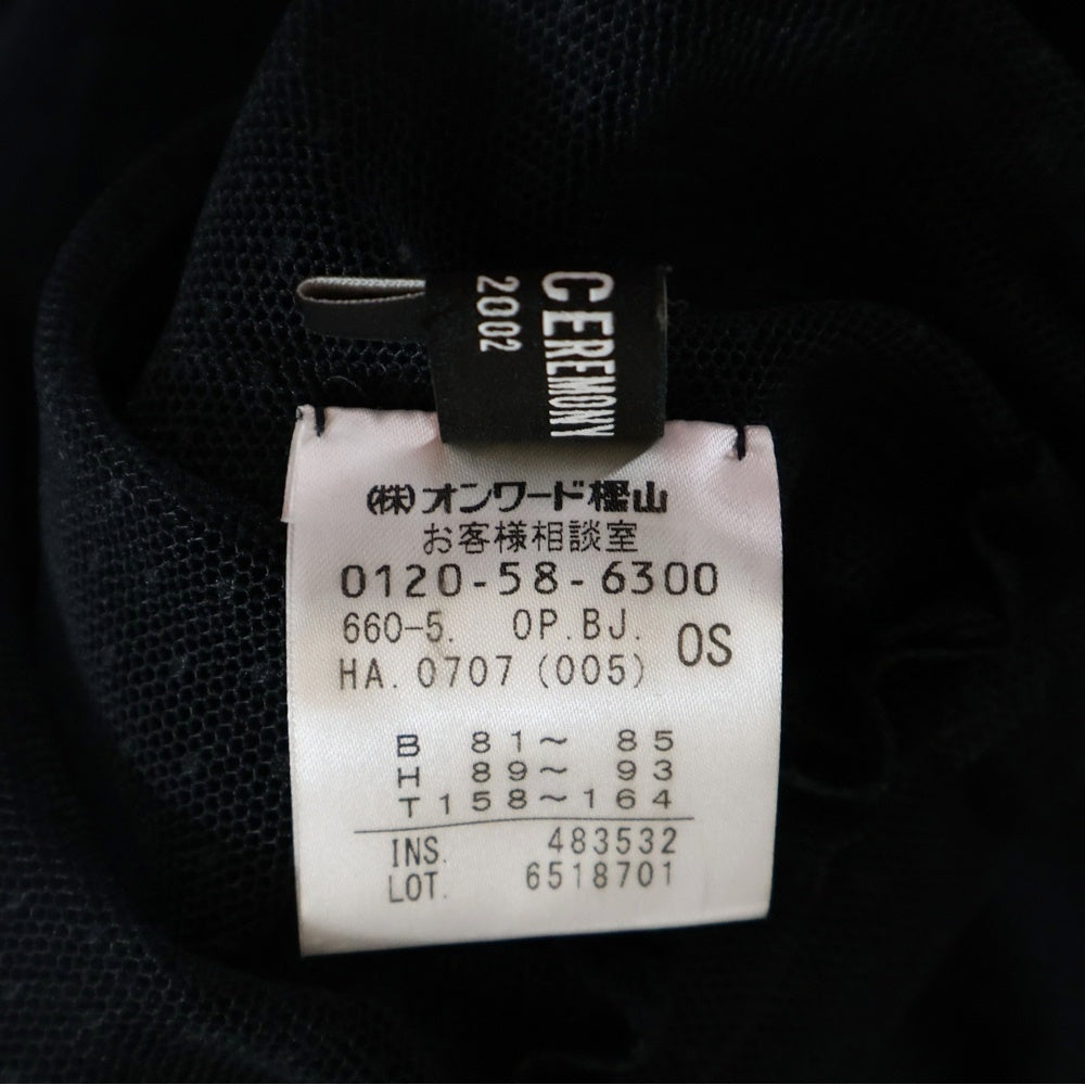 OPENING CEREMONY(オープニングセレモニー) レース ロングワンピース ブラック レディース