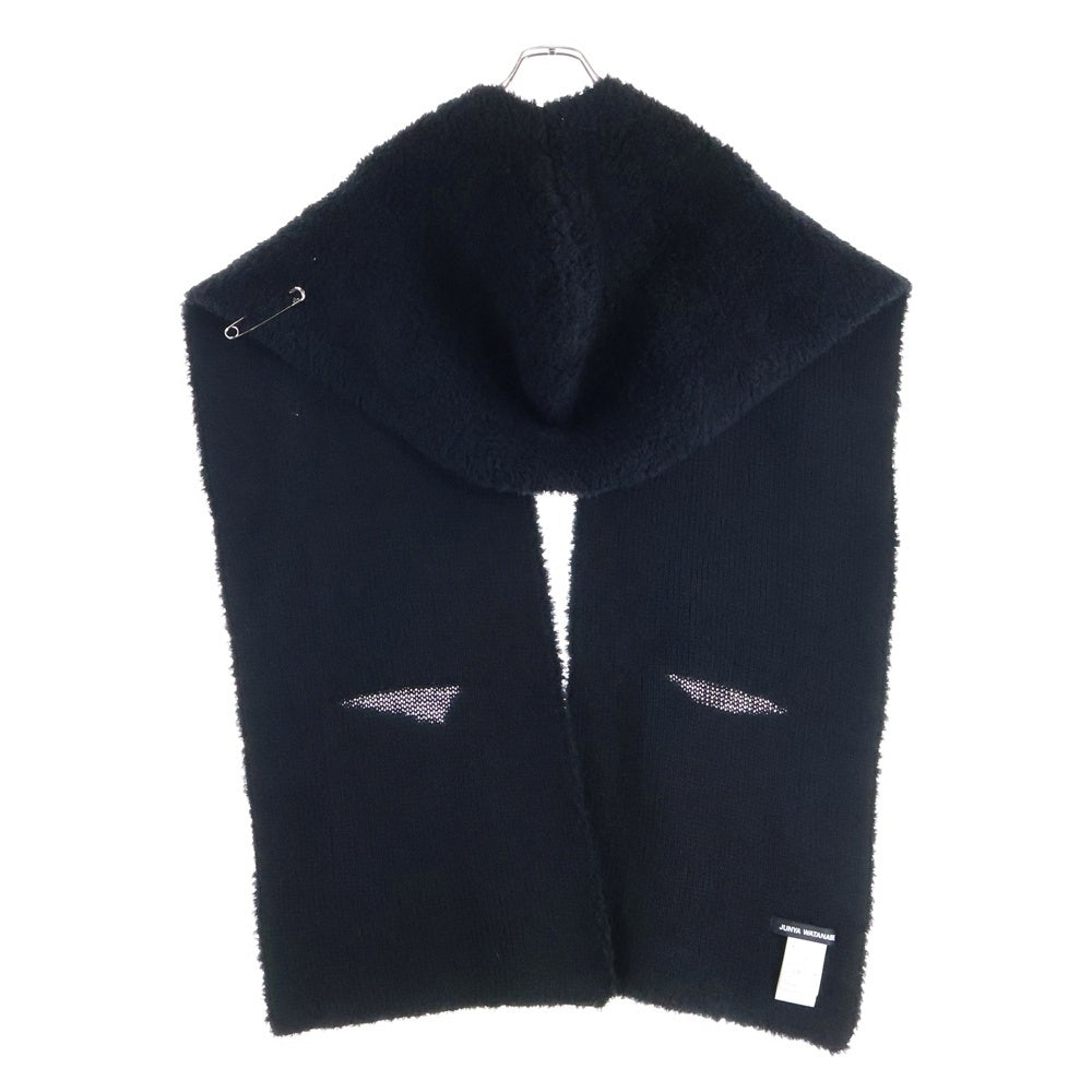 JUNYA WATANABE COMME des GARCONS(ジュンヤワタナベ コムデギャルソン) 23AW ウール マフラー ブラック レディース JL-N010