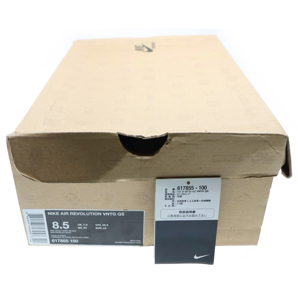 NIKE(ナイキ) 【観賞用】AIR REVOLUTION VNTG QS 617855-100 エアレボリューションビンテージ ハイカットスニーカー ホワイト US8.5/26.5cm
