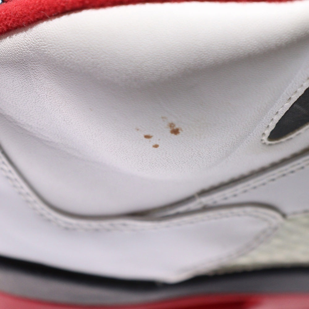 NIKE(ナイキ) 【観賞用 2013年】 AIR JORDAN 5 RETRO OG FIRE RED 136027-120 エアジョーダン レトロ ファイアレッド ハイカットスニーカー ホワイト/レッド US8/26cm