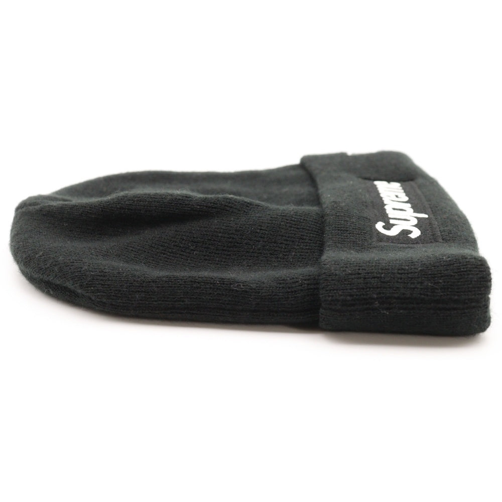 SUPREME(シュプリーム) 16AW ×NEW ERA Box Logo Beanie ニューエラ ボックスロゴビーニー ニット帽 ブラック