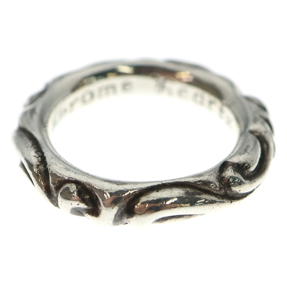CHROME HEARTS(クロムハーツ) SCRL BAND スクロールバンド リング シルバー BCA351