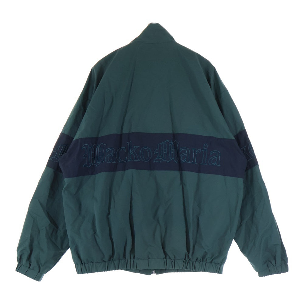 WACKO MARIA(ワコマリア) TRACK JACKET TYPE-2 トラックジャケット ブラック/グリーン 24SS-WMO-TJ02