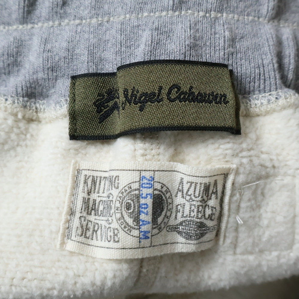 NIGEL CABOURN(ナイジェルケーボン) 40s MILITARY SWEAT PT ミリタリー スウェットパンツ ホワイト/グレー 8043-00-50040