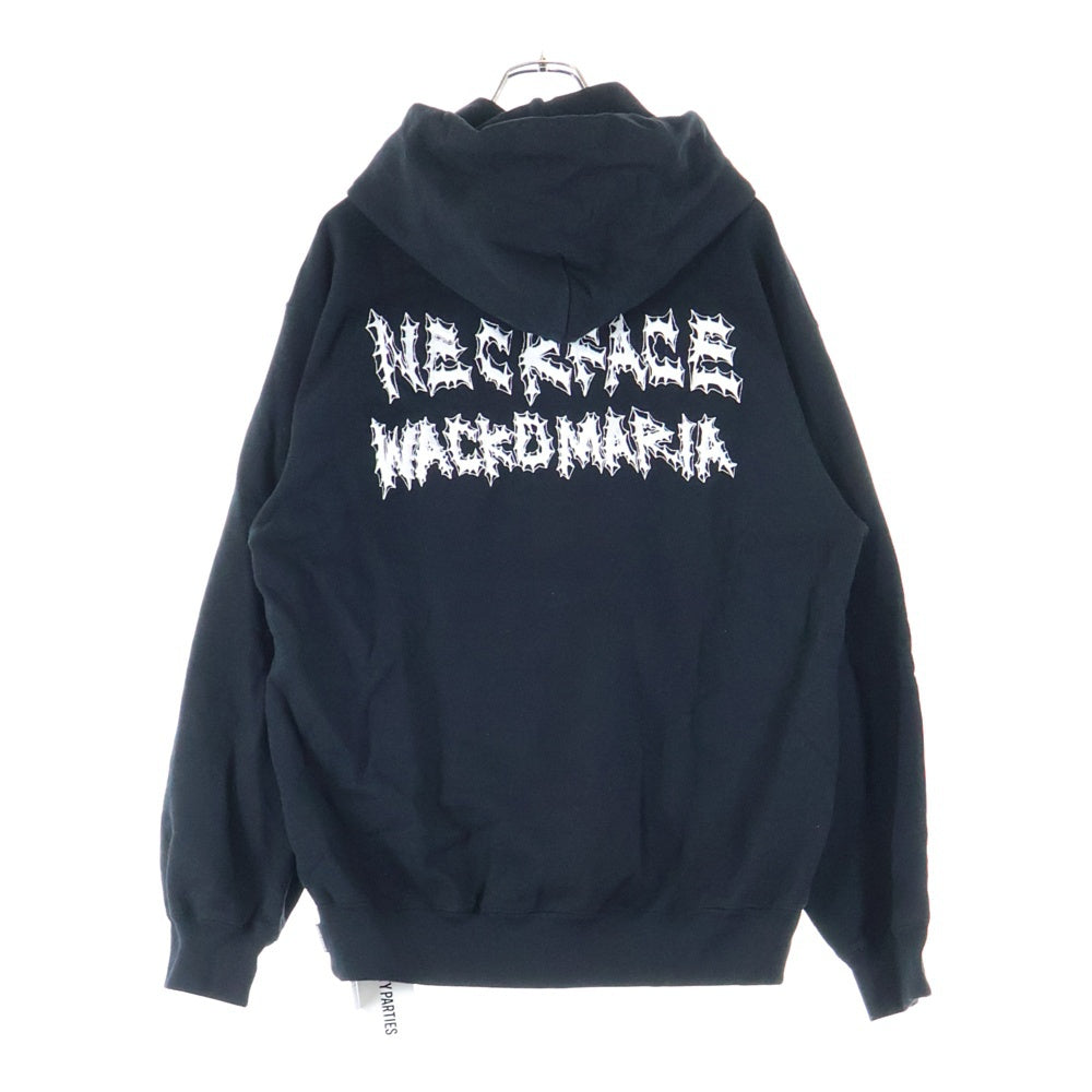 WACKO MARIA(ワコマリア) ×NECK FACE HEAVY WEIGHT PULLOVER HOODED SWEAT SHIRT ネックフェイス プルオーバーパーカー ブラック NECKFACE-WM-SS26