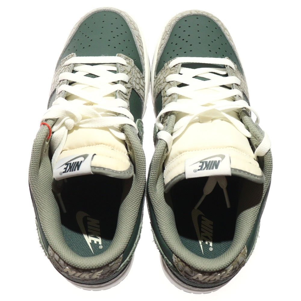 NIKE(ナイキ) Dunk Low Retro PRM Vintage Green and Dark Stucco HF4878-053 ダンク ロー レトロ PRM ヴィンテージグリーン アンド ダークスタッコ US10/28cm