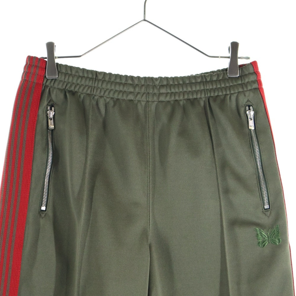 Needles(ニードルス) 24SS ×Nubian TRACK PANT ヌビアン ジップアップポケットトラックパンツ カーキ NS1591
