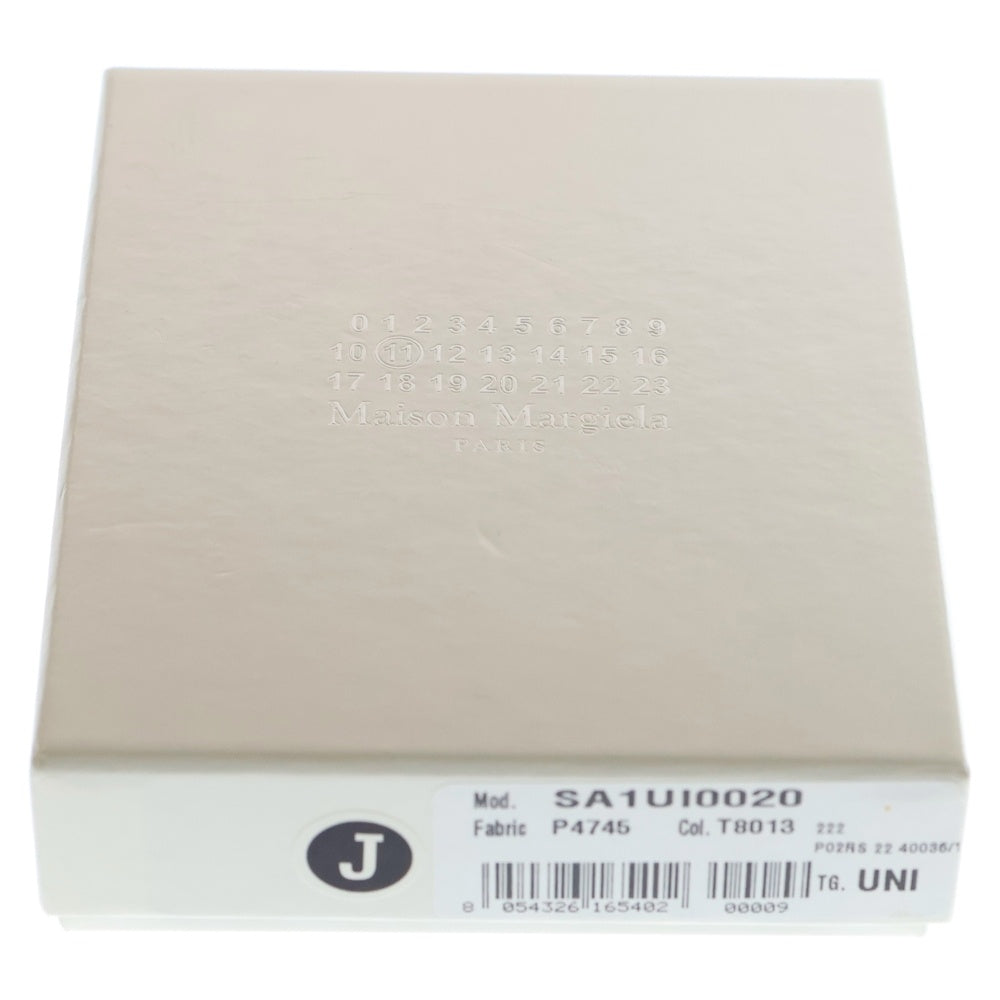 Maison Margiela 11(メゾンマルジェラ11) 25AW FLAP WALLET 4ステッチ フリップフラップ ウォレット 二つ折り財布 ブラック SA1UI0020