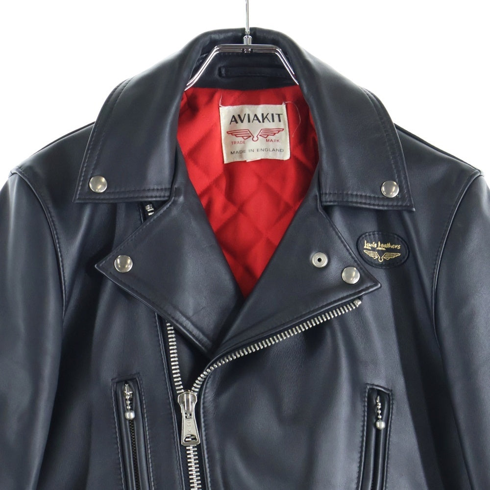 Lewis Leathers(ルイスレザー) LIGHTNING TIGHT FIT ライトニング タイトフィット カウハイド レザージャケット ブラック