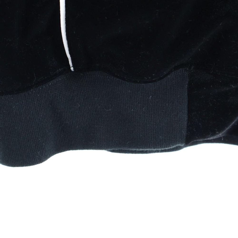 LAST NEST(ラスト ネスト) VELOUR TRACK JKT ロゴベロアジップトラックジャケット ブラック