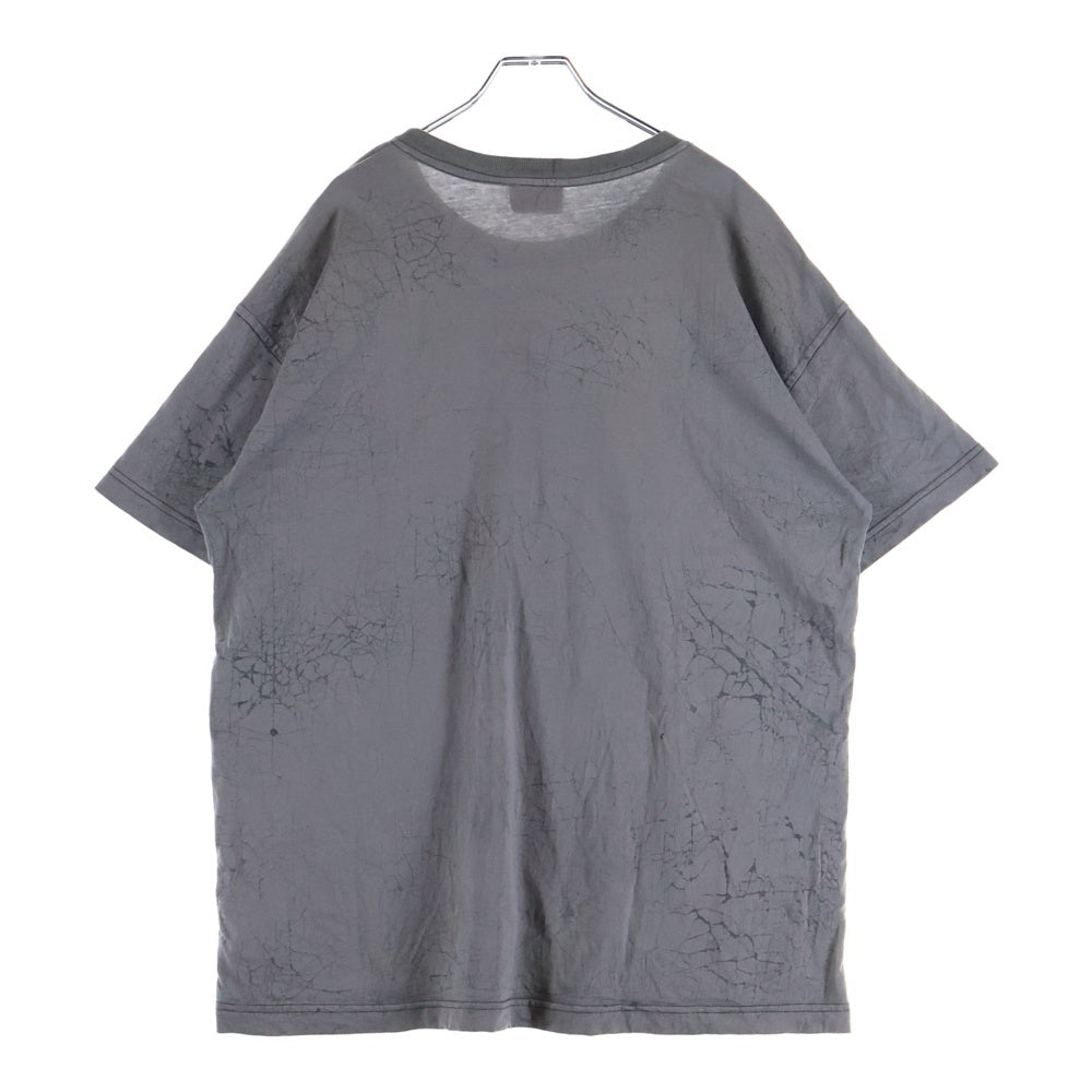 DIESEL(ディーゼル) T-NORM-T8 胸ロゴ刺繍 半袖Tシャツ カットソー グレー A18486 0PLBU