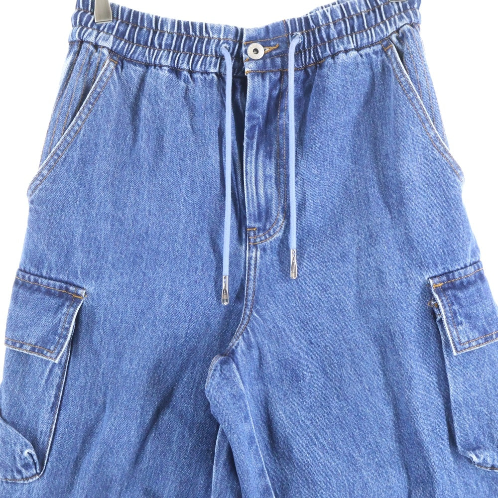 Feng Chen Wang(フェン チェン ワン) WASHED JEANS デニム カーゴ