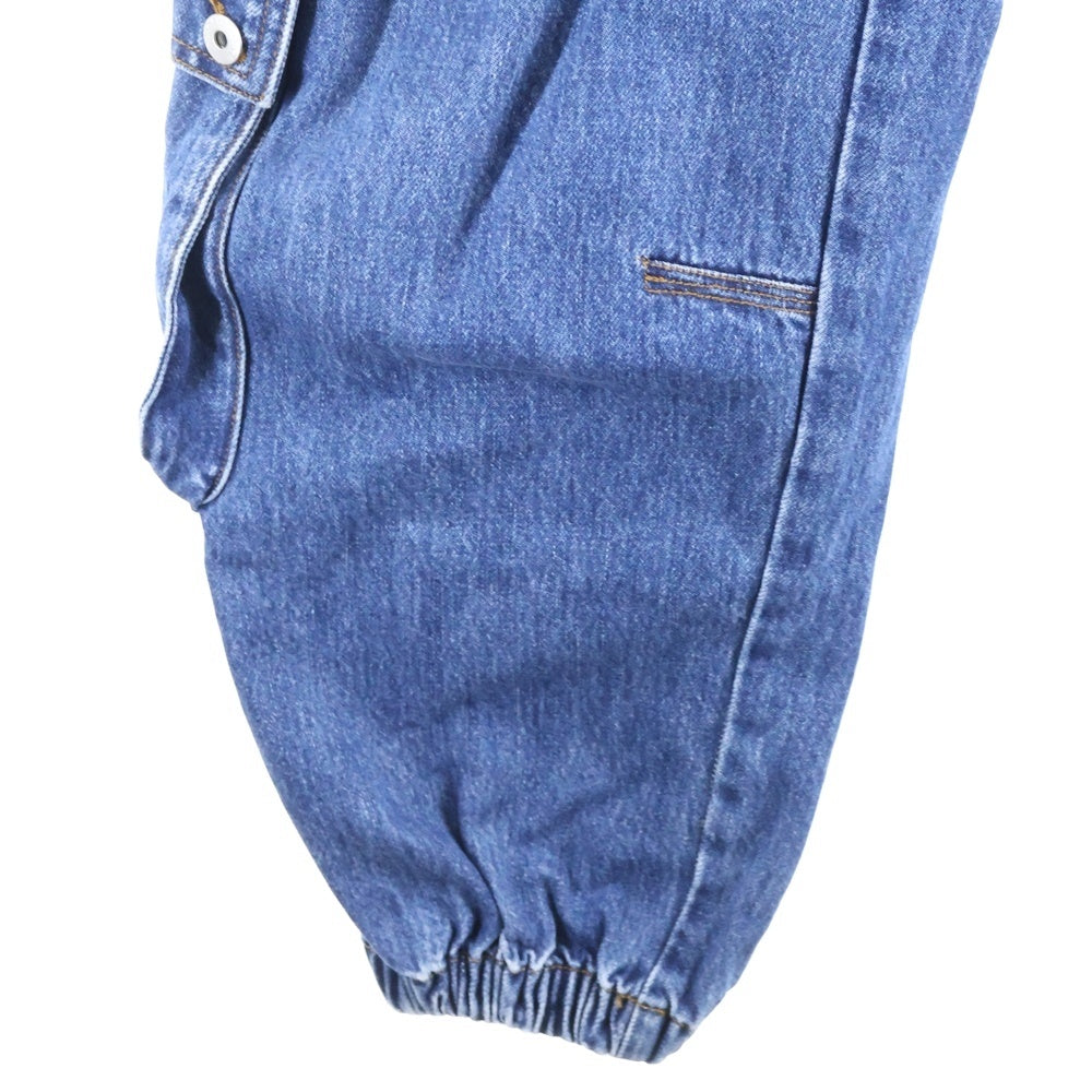 Feng Chen Wang(フェン チェン ワン) WASHED JEANS デニム カーゴパンツ インディゴ FF12TRO513