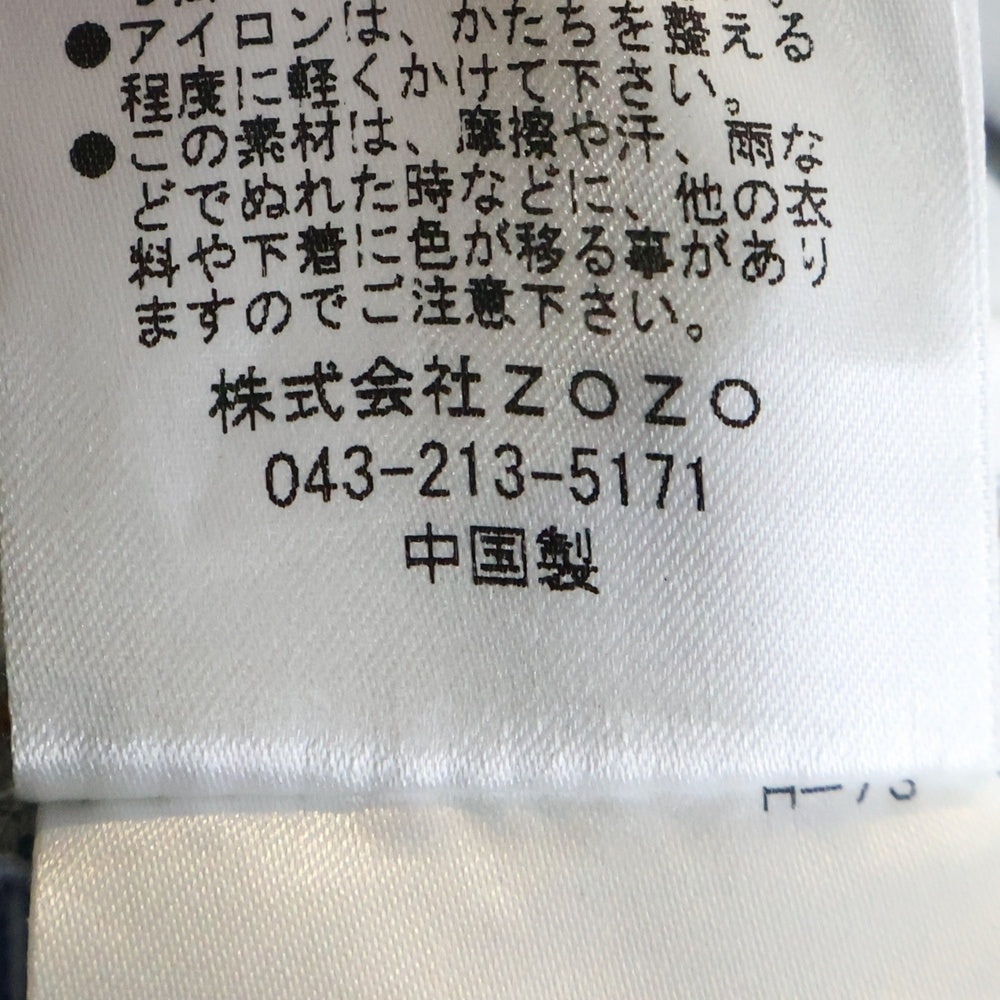 Feng Chen Wang(フェン チェン ワン) WASHED JEANS デニム カーゴパンツ インディゴ FF12TRO513