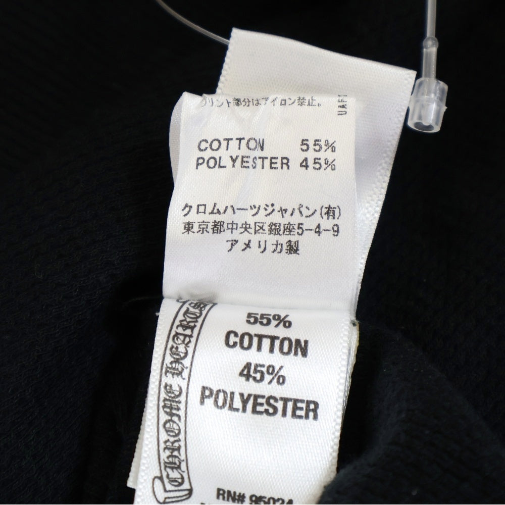 CHROME HEARTS(クロムハーツ) THERMAL L/S Back Logo CH PLUS サーマル バックプリント ロングスリーブ 長袖Tシャツ ブラック