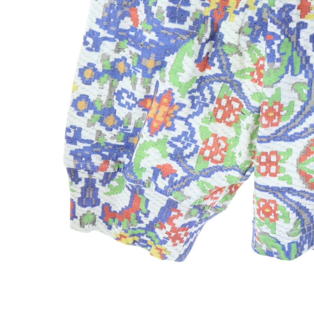 SUPREME(シュプリーム) 23SS Small Box Logo L/S Tee Tapestry タペストリープリント 総柄 スモールボックスロゴ クルーネック 長袖Tシャツ カットソー マルチカラー