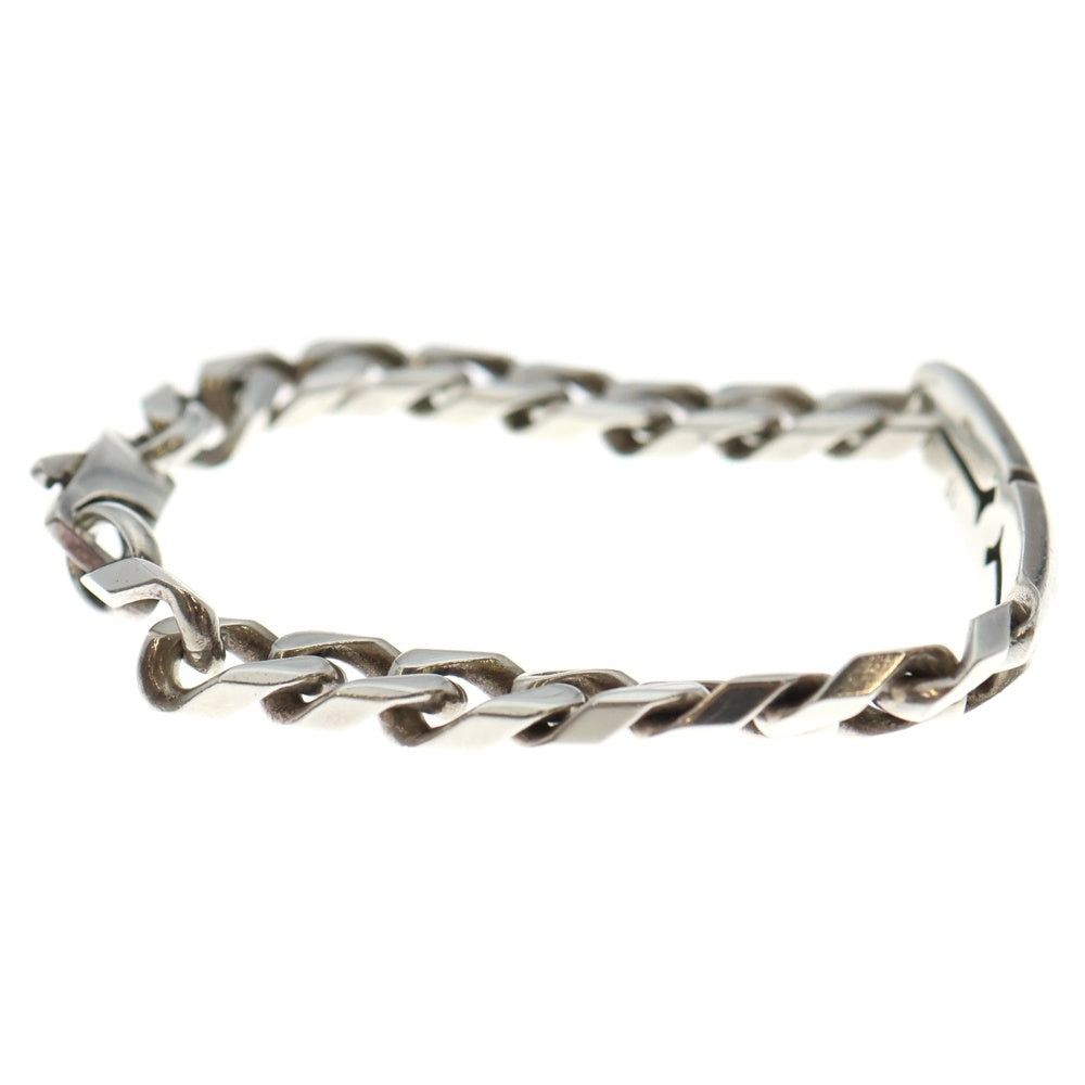 GUCCI(グッチ) ノット インフィニティ ブレスレット ロゴ刻印 SV925