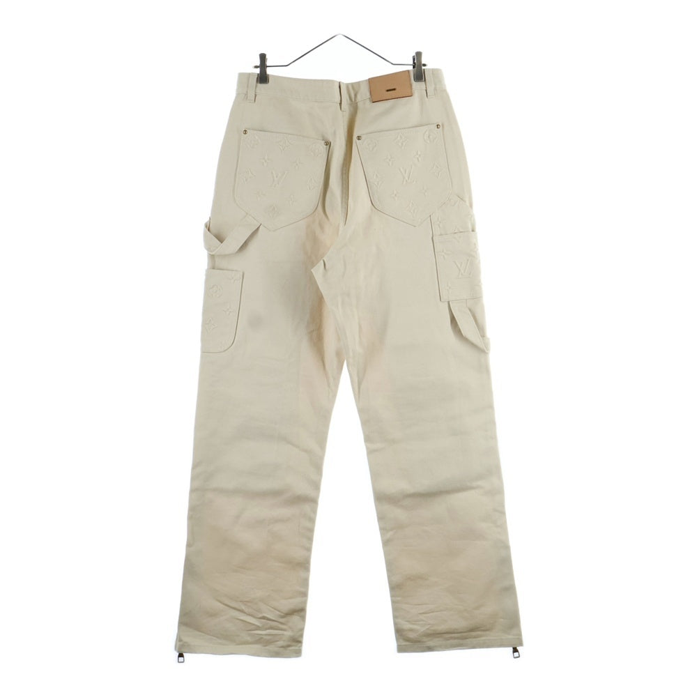 LOUIS VUITTON(ルイヴィトン) 23SS Monogram Carpenter Long Pants モノグラムカーペンターパンツ RM231Q TZ0 HOD45W アイボリーホワイト
