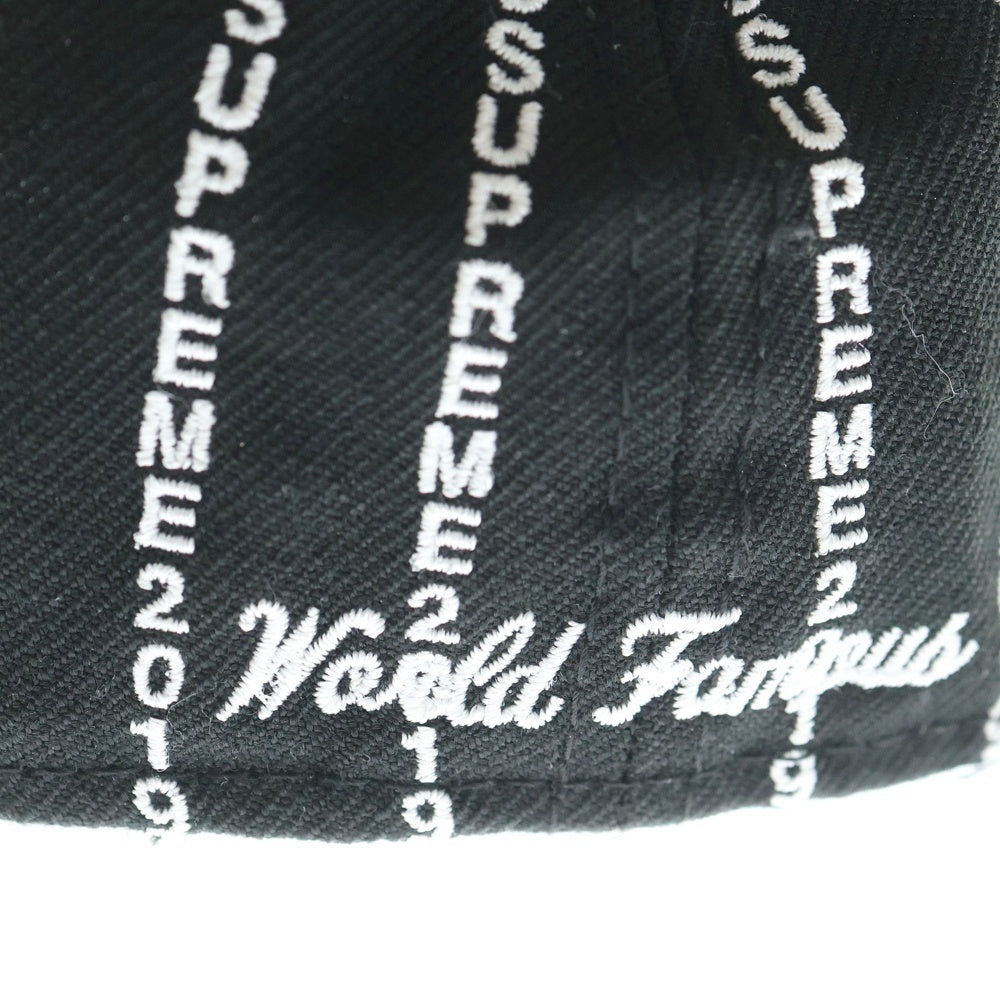 SUPREME(シュプリーム) 19SS ×NEW ERA Text Stripe Cap ニューエラ