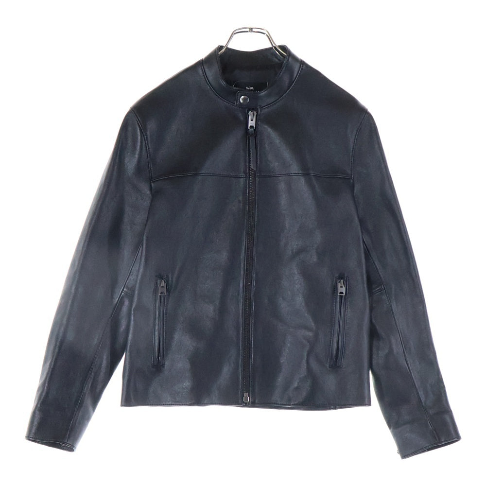 COACH(コーチ) シングル ラムレザージャケット ブラック F33779