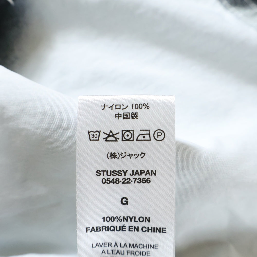 STUSSY(ステューシー) 8ball beach shell 8ボール ビーチジャケット ブラック/ホワイト 115702