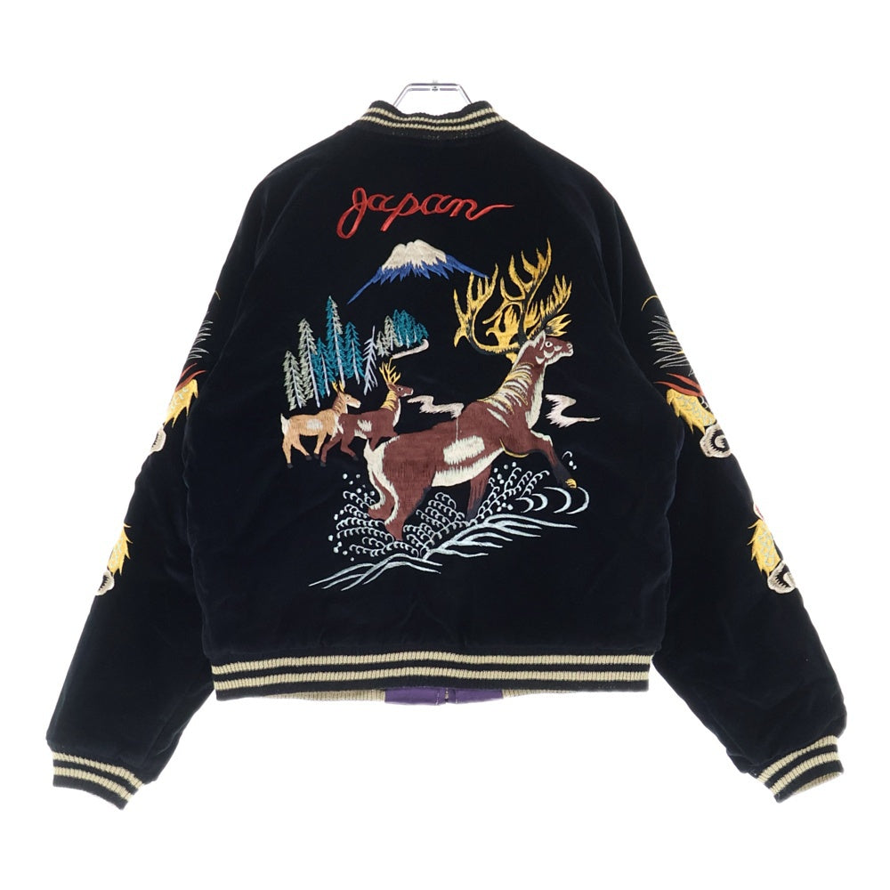 【TAKE】美品 東洋 別珍 サテンキルト リバーシブル スカジャン TAKE様専用】美品 東洋 別珍 サテンキルト リバーシブル スカジャン