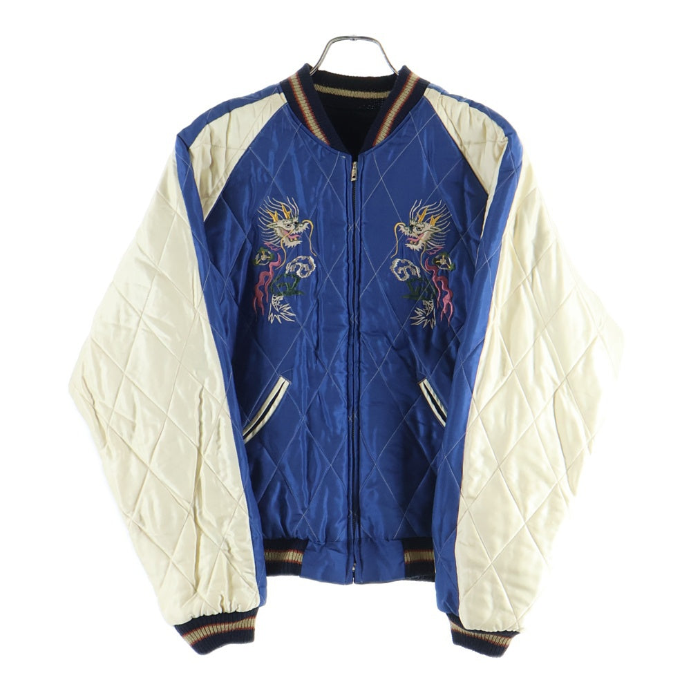 テーラー東洋 リバーシブル スカジャン　虎顔×城　超人気モデル　別珍 TAILOR TOYO(テーラー東洋) 別珍 「虎顔×城」 リバーシブルスカジャン