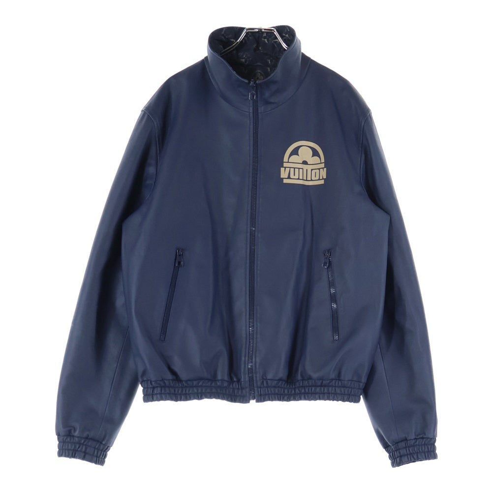LOUIS VUITTON(ルイヴィトン) 23AW モノグラムサンドリバーシブルミックスレザーブルゾン ネイビー RM232M Y09 HPL03E