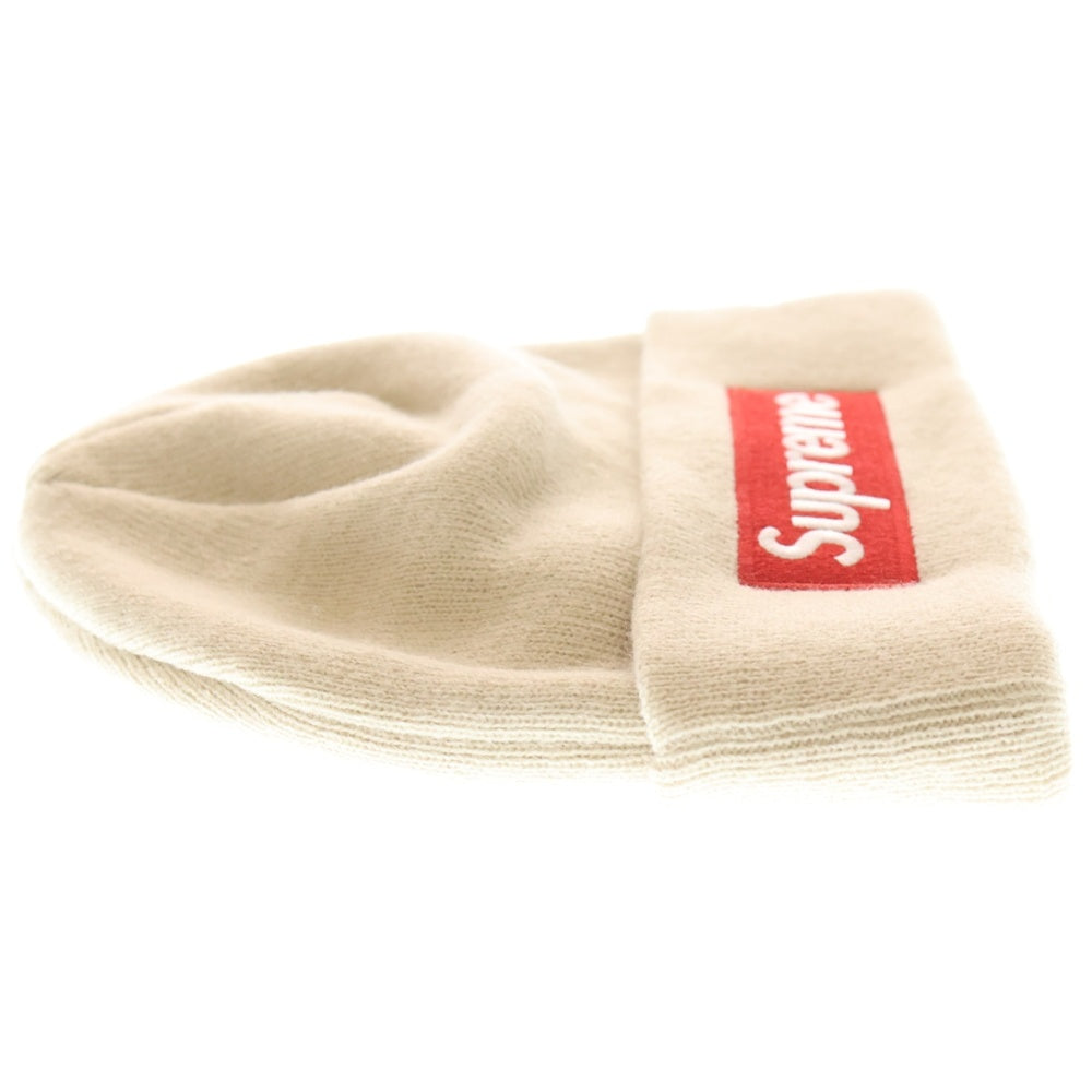 SUPREME(シュプリーム) 24AW ×NEW ERA Box Logo Beanie ボックスロゴ ビーニー ベージュ