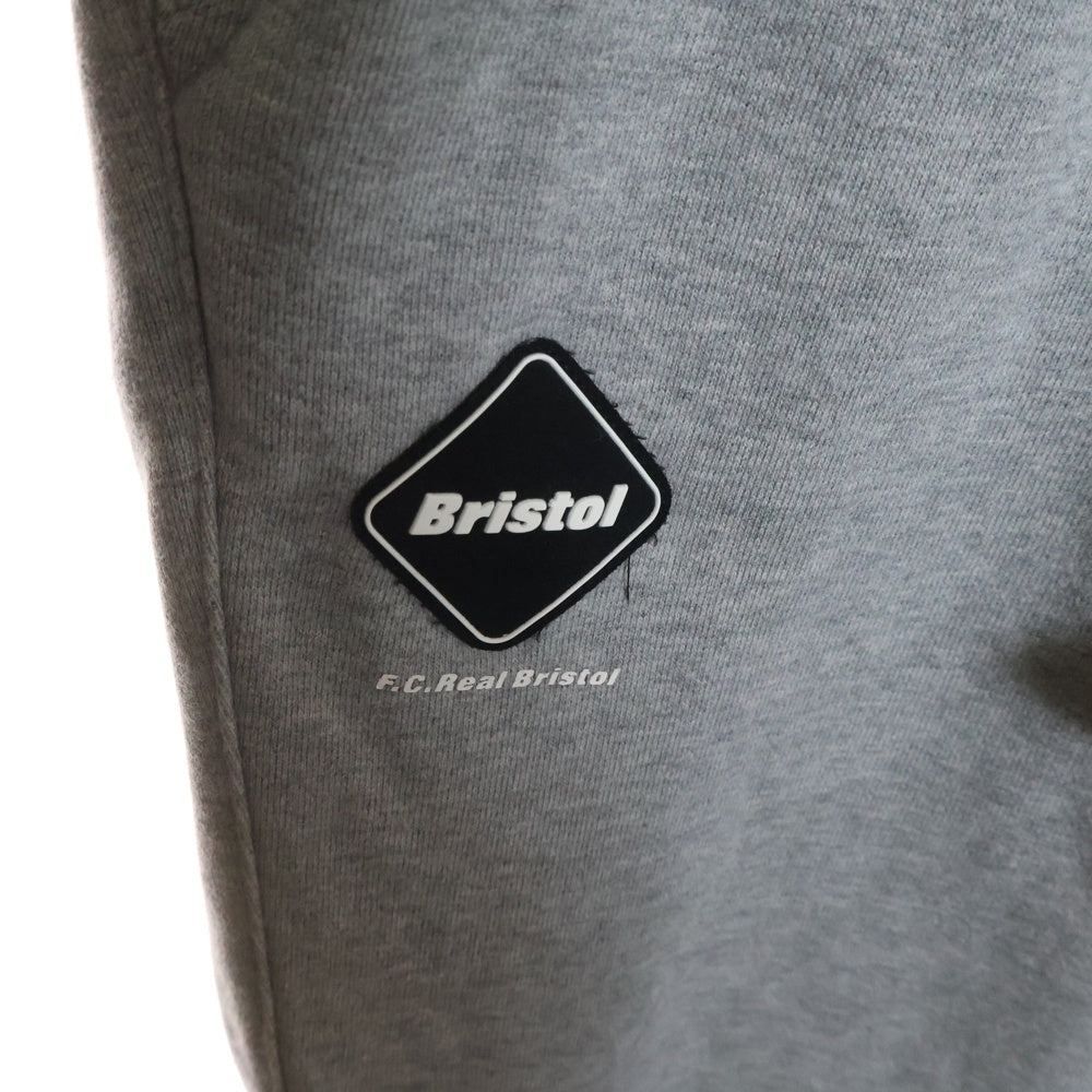 F.C.R.B./F.C.Real Bristol/FCRB(エフシーアールビー/エフシーレアルブリストル) EMBLEM SWEAT PANTS ブランドロゴ スウェットパンツ グレー FCRB-192112