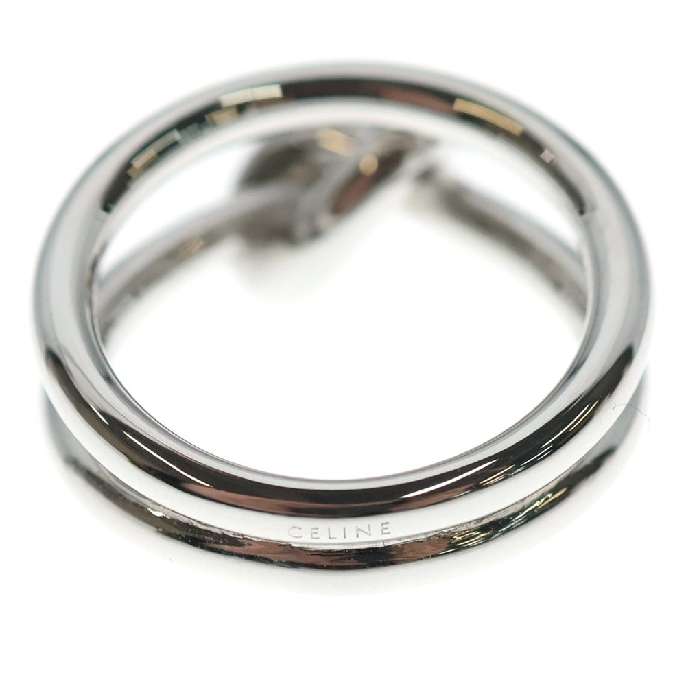 CELINE(セリーヌ) KNOT DOUBLE RING ノット ダブルリング シルバー UCA0285