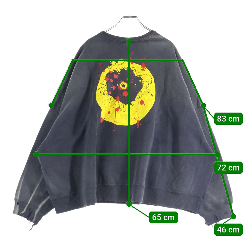 SAINT MICHAEL(セントマイケル) 24AW CP_CREW SWT/SMILE スマイル