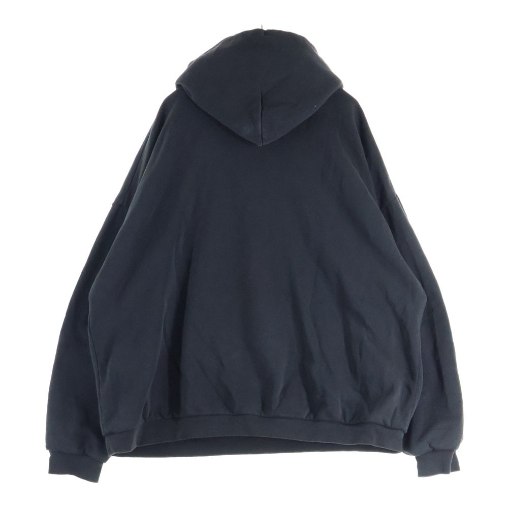 YEEZY GAP(イージーギャップ) オーバーサイズ スウェットフーディー プルオーバーパーカー ブラック