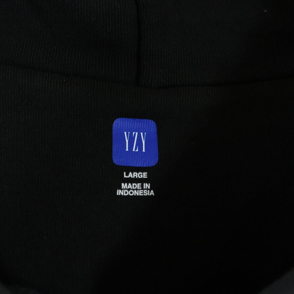 YEEZY GAP(イージーギャップ) オーバーサイズ スウェットフーディー プルオーバーパーカー ブラック