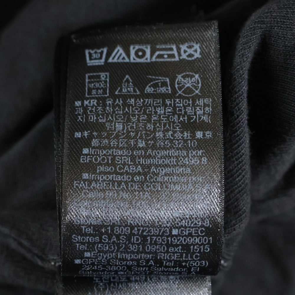 YEEZY GAP(イージーギャップ) オーバーサイズ スウェットフーディー プルオーバーパーカー ブラック