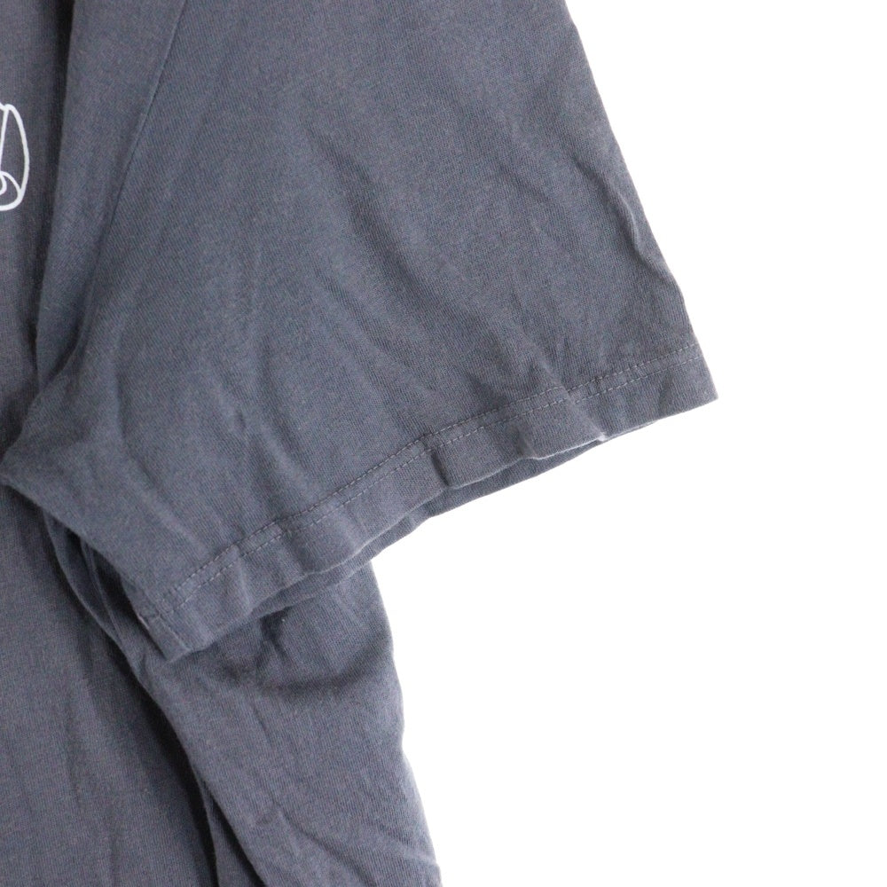 CHROME HEARTS(クロムハーツ) HORSESHOE T-SHIRT ホースシューロゴ Tバーバックプリント クルーネック半袖Tシャツカットソー グレー