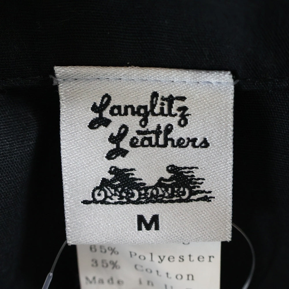 Langlitz Leathers(ラングリッツレザーズ) SPECIALISTS プリント 長袖シャツ ブラック