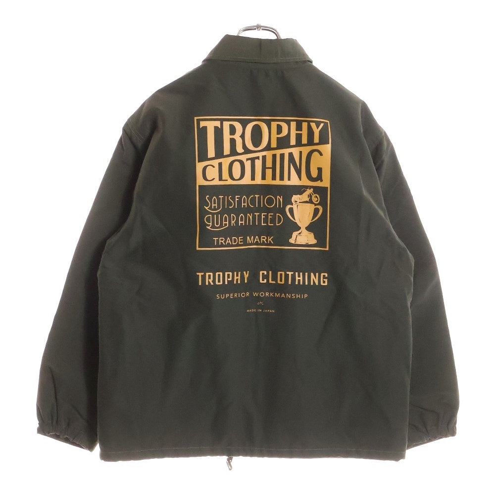 TROPHY CLOTHING(トロフィークロージング) BOXLOGO WARM UP JACKET ボックスロゴ ウォームアップジャケット ブラウン